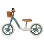 Bicicleta fara pedale, Lionelo, Alex Plus, Usoara, Cu ghidon si sa reglabile, Include cos depozitare si sonerie, Din otel, Cu roti din spuma EVA, 12 inch, Green Forest - 5