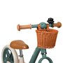 Bicicleta fara pedale, Lionelo, Alex Plus, Usoara, Cu ghidon si sa reglabile, Include cos depozitare si sonerie, Din otel, Cu roti din spuma EVA, 12 inch, Green Forest - 7