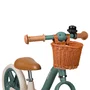 Bicicleta fara pedale, Lionelo, Alex Plus, Usoara, Cu ghidon si sa reglabile, Include cos depozitare si sonerie, Din otel, Cu roti din spuma EVA, 12 inch, Green Forest - 8