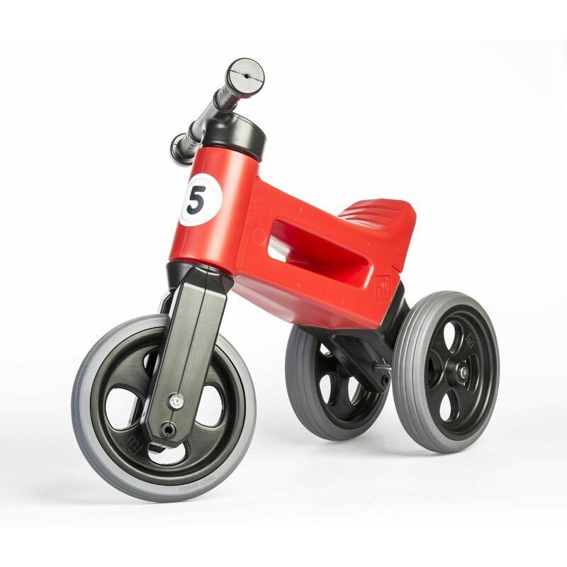 Funny wheels rider - bicicleta fara pedale rider sport 2 in 1, rosu