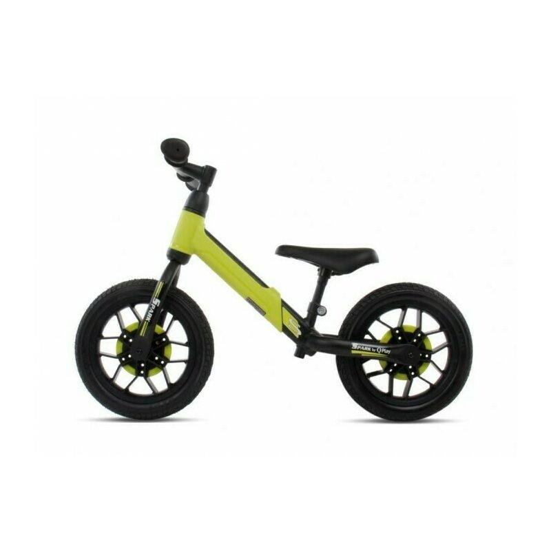 Sun Baby - Bicicleta fara pedale Spark, 12 , Cu roti luminoase, Verde