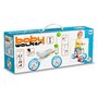 Bicicleta fara pedale, Skids, Baby Walker, Cu 4 roti din spuma, Pana la 20 kg, Otel, Manere moi, 12 luni+, Blue/White - 4