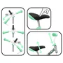 Bicicleta fara pedale, Skids, Pana la 20 kg, Cu sa in forma anatomica, Cu roti de 10 inci, Sa si ghidon reglabile, Din otel, 2-4 ani, Grey/Turquoise - 4
