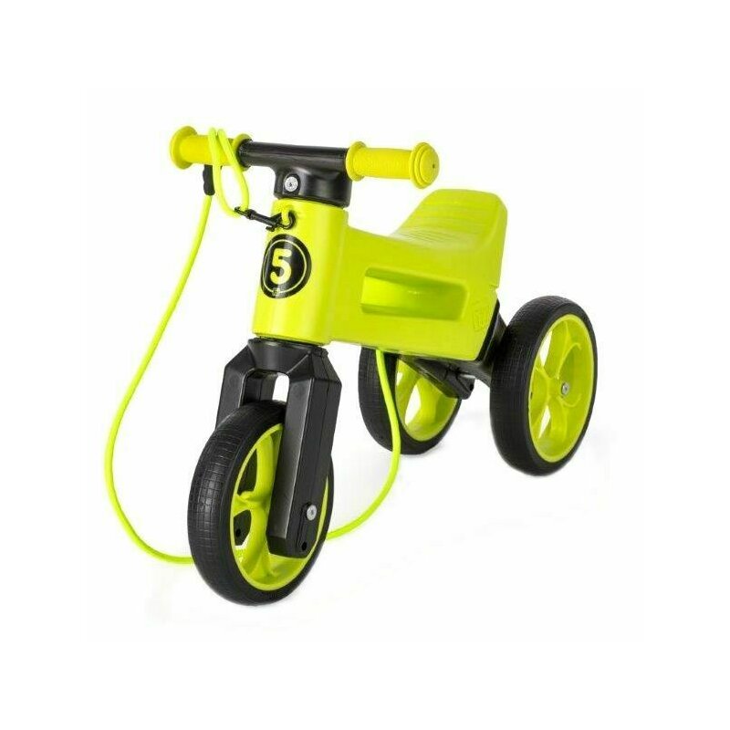 Funny wheels rider - bicicleta fara pedale supersport, 10 , 2 in 1, verde