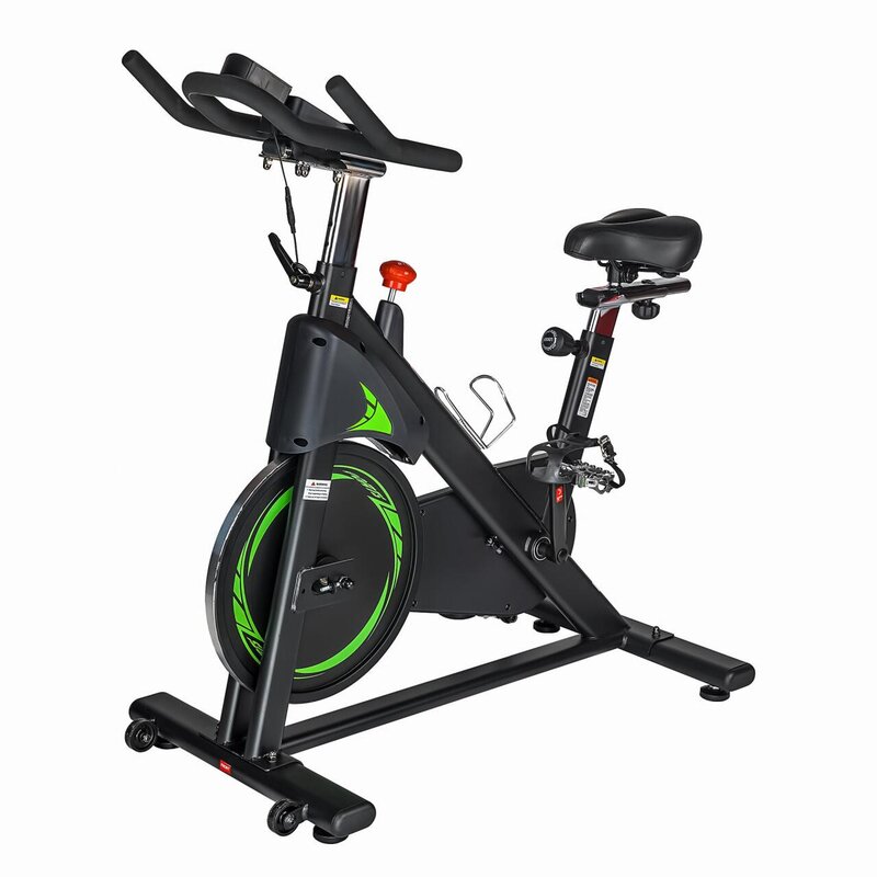 Bicicleta Fitness Spin Bike Dhs 2101 - Negru-Verde