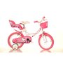 Dino Bikes - Bicicleta cu pedale , Hello Kitty, 16 