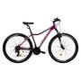 Bicicleta MTB Colinelli COL22, Schimbator Shimano, 21 Viteze, Cadru Aluminiu, Marimea M, Roti 29 inch, Frane V - Brake, Culoare Violet - 2