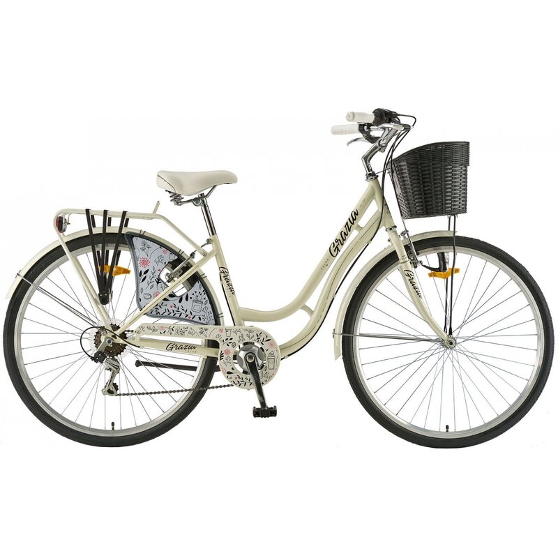 Bicicleta Oras Polar 2023 Grazia 6s - 28 inch, L, Alb