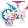 Bicicleta pentru copii, Toimsa, Paw Patrol, 12 inch, Cu roti ajutatoare si cosulet frontal, Conform cu standardul european de securitate EN71, Multicolor - 2