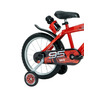 Bicicleta pentru copii, Huffy, Cars, 16 inch, Cu roti ajutatoare si suport pentru sticla de apa, Rosu - 2