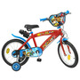 Bicicleta pentru copii, Toimsa, Paw Patrol, 16 inch, Cu roti ajutatoare si suport pentru sticla de apa, Multicolor - 1