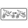 Bicicleta/tricicleta fara pedale, Free2Move, Din lemn, 2 in 1, Functie de bicicleta echilibru, Sa reglabila, Manere antiderapante, Roti ajustabile, 18 luni - 3 ani, Conform cu standardele europene EN71-1;2018, EN71-2:2020, EN71-3:2021, Brown White - 2