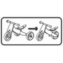 Bicicleta/tricicleta fara pedale, Free2Move, Din lemn, 2 in 1, Functie de bicicleta echilibru, Scaun reglabil, Roti ajustabile, Manere antiderapante, Varsta 1-3 ani, Conform cu standardele europene EN71-1;2018, EN71-2:2020, EN71-3:2021, Dusty Pink - 4