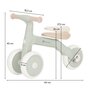 Bicicleta/tricicleta, Petite&Mars, 3 in 1, Multifunctionala, Cu/fara pedale, Ghidon directionabil, Sa reglabila pe inaltime, 2.3 kg, Pana la 25 kg, 12-36 luni, Bej - 17