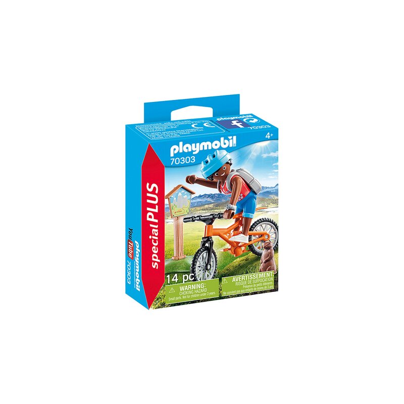 Playmobil - biciclist montan