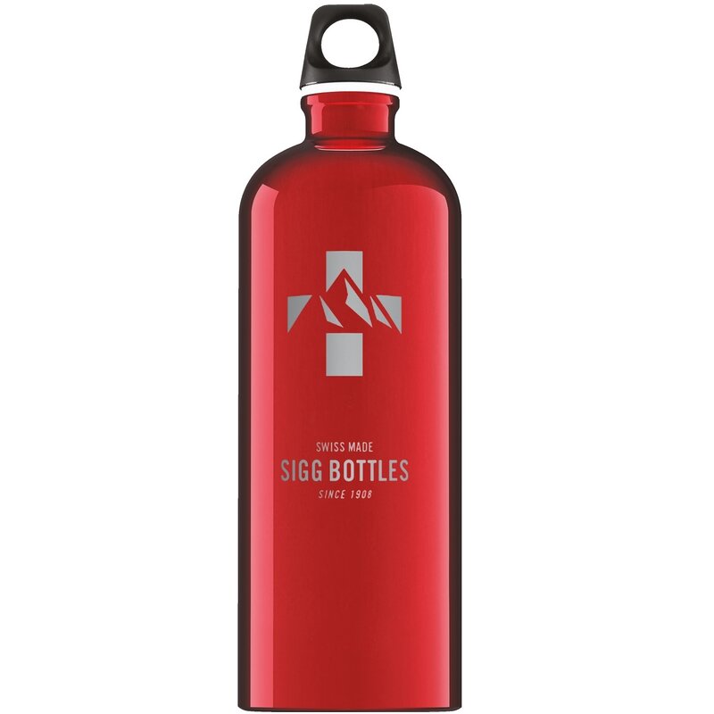 Sigg - Bidon Mountain Red 1000 ml din Aluminiu, Rosu