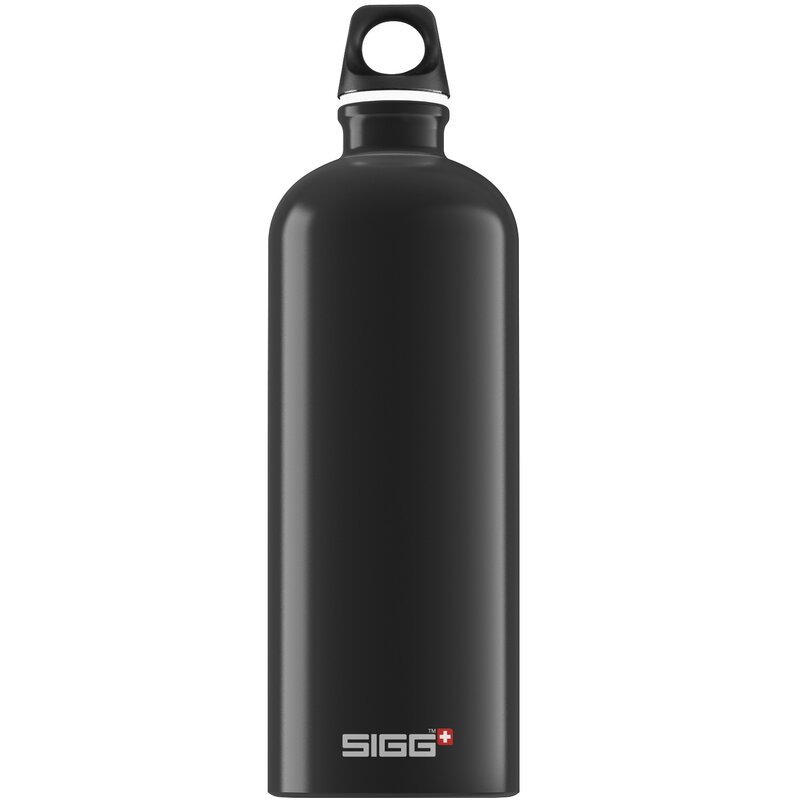 Sigg - bidon 1000 ml traveller din aluminiu, negru