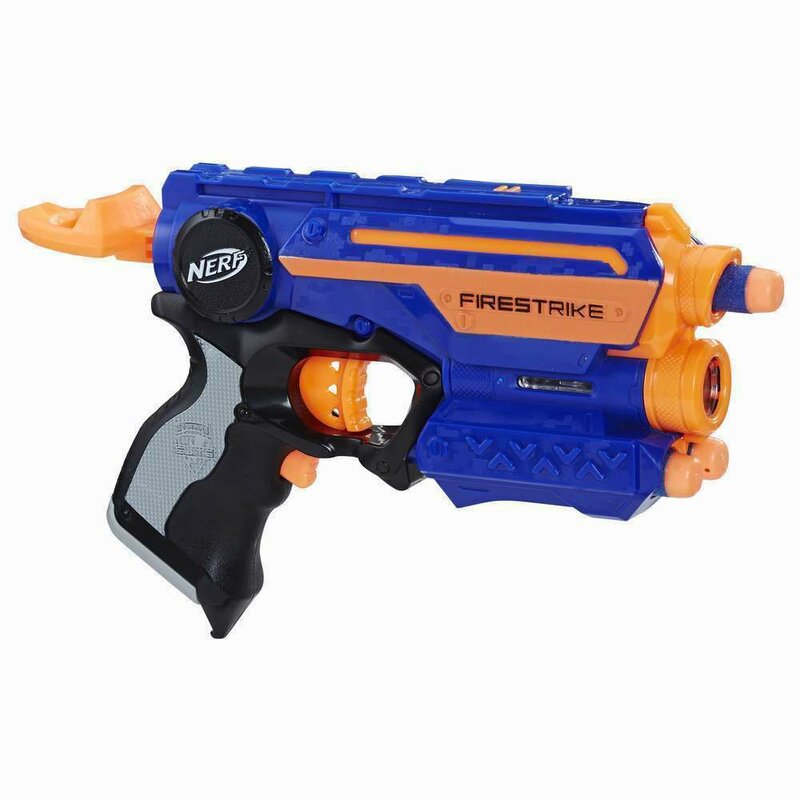 Hasbro - arma de jucarie blaster nerf elite firestrike, multicolor
