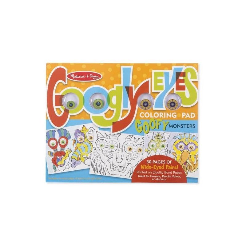 Melissa & doug - bloc de colorat monstruletii veseli