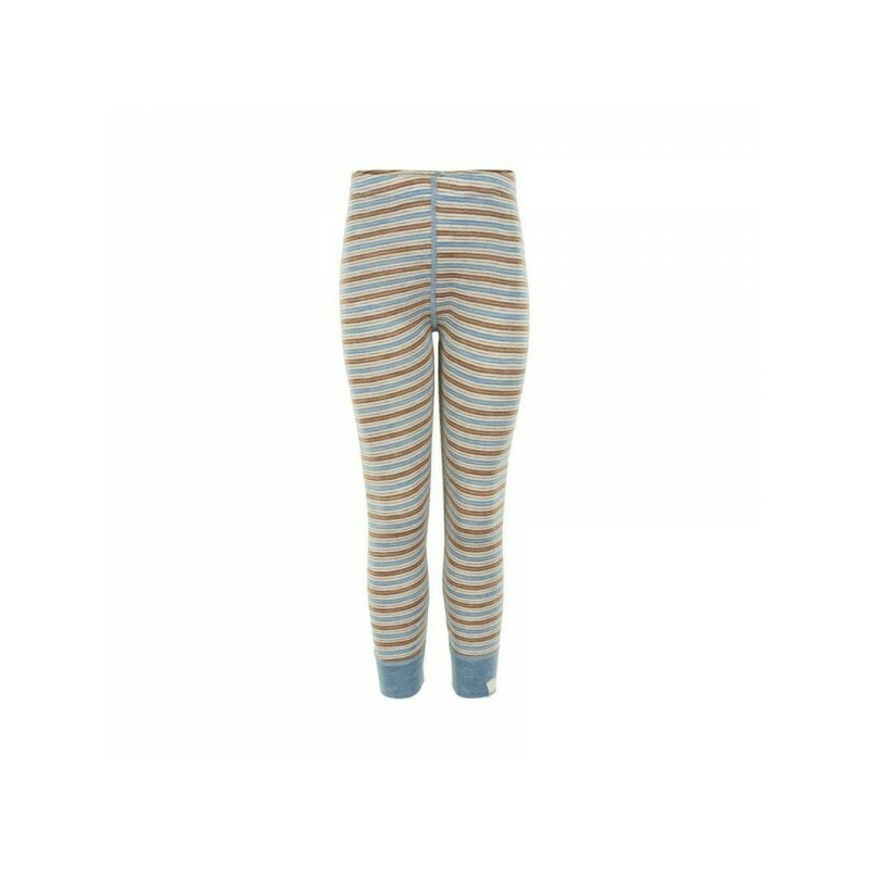 Blue Shadow 110 - Pantaloni leggings mari din lana merinos - CeLaVi