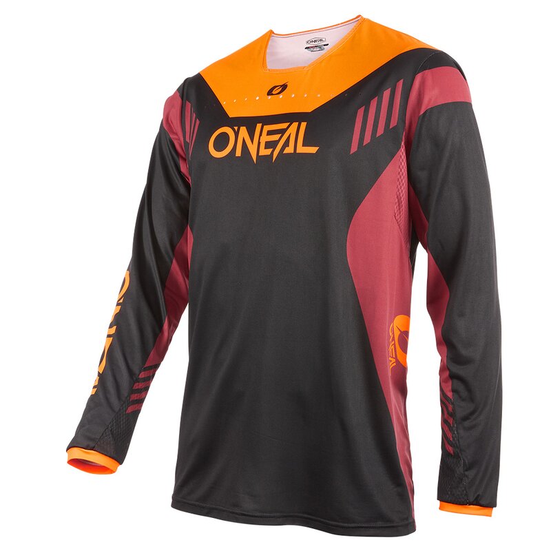 Bluza O\'Neal Element FR Hybrid V.22 - L, Negru-Rosu-Portocaliu