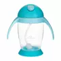 Cana de apa, Bocioland, Cu pai si manere, 300 ml, 6 luni+, Blue - 2