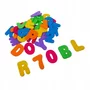 Set Stickere, Bocioland, Din spuma, Litere si cifre, Pentru baie, 36 bucati - 3