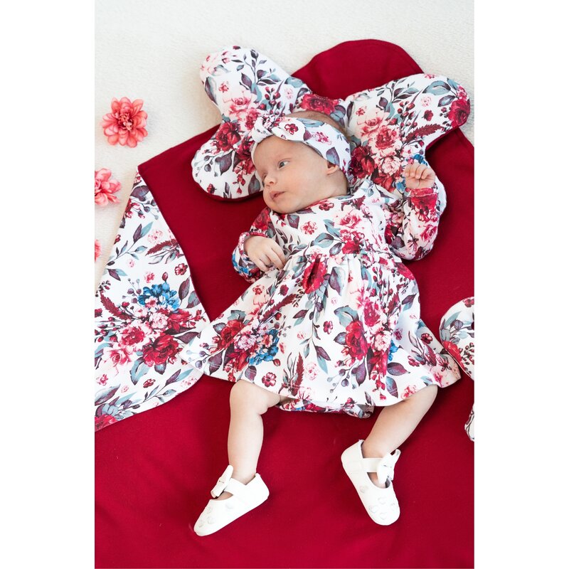 Nicol - body rochita cu maneca lunga bumbac 100% (180159) colectia kate 2021 marimea 74
