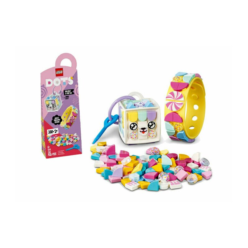 Lego - bratara si talisman - pisica dulce