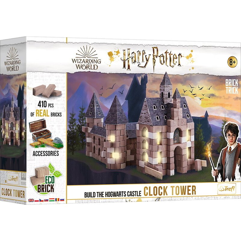 Trefl - BRICK TRICK HARRY POTTER TURNUL CU CEAS