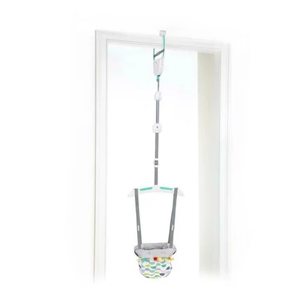 Jumper, Bright Starts, Utilizare usoara, Atasabil la tocul usii, Ajustabil, Pana la 12 kg, 6 luni+, Multicolor