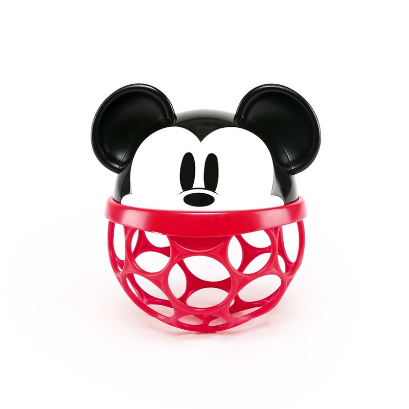 Bright Starts – Minge Oball pentru activitati Mickey Mouse, 10.7 x 9.1 x 11.4 cm, 0 luni+, Rosu Diverse Jucarii