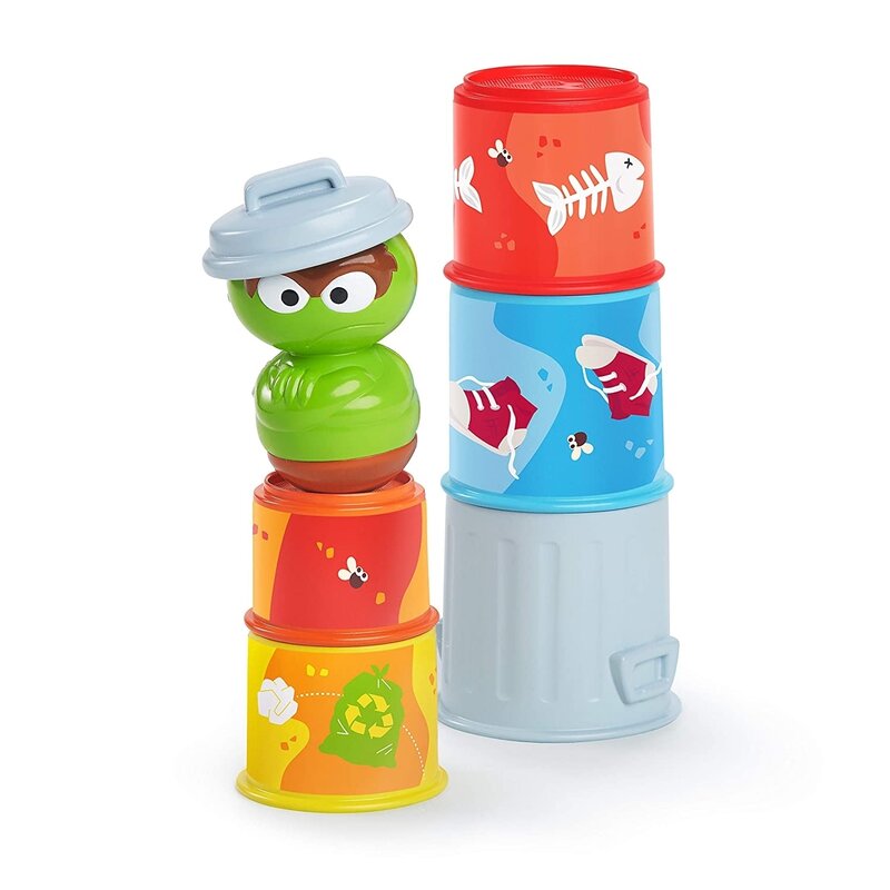 Bright starts - jucarie pentru sortat si stivuit oscar si jucariile sale distractive