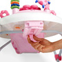 Premergator, Bright Starts, JuneBerry pentru fetite, Cu jucarie electronica detasabila, Alimentare cu 3 baterii alcaline AA neincluse, 6-12 luni, 80 x 60 x 71 cm, Pink - 4