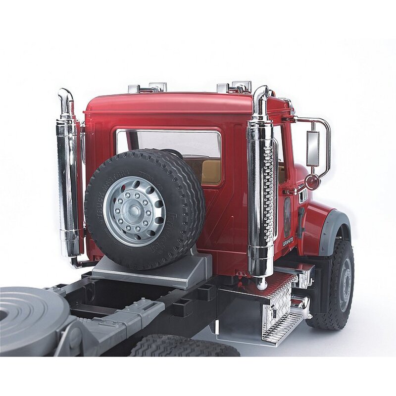 Bruder - set vehicule camion incarcare mack granite , cu buldoexcavator jcb 4cx