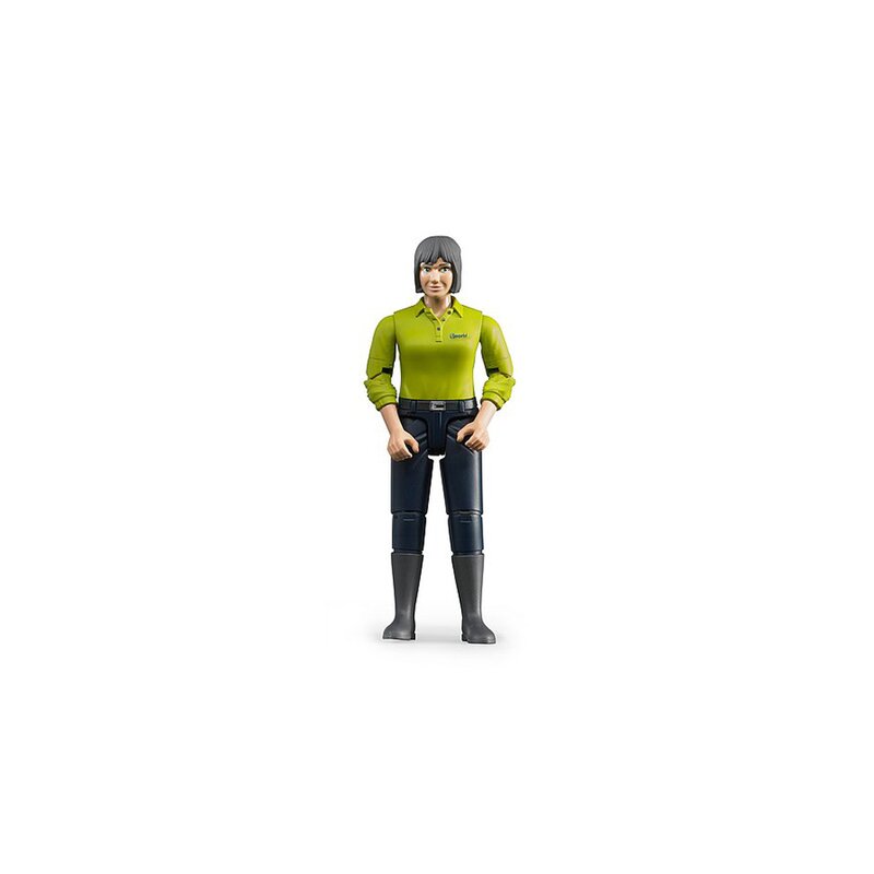 BRUDER - Figurina Femeie , Cu pantaloni albastru inchis