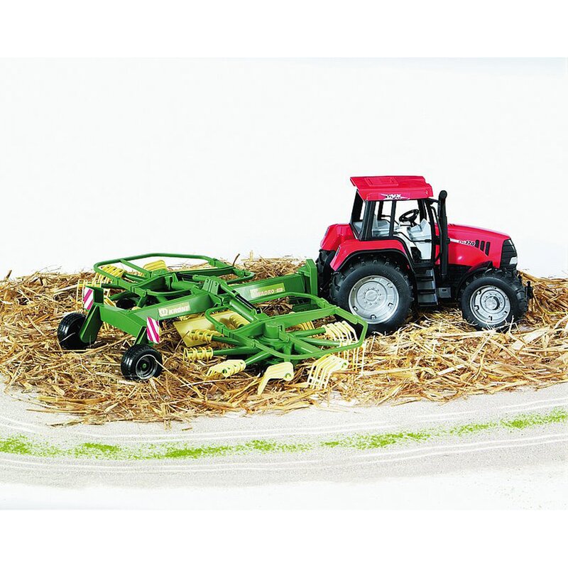 Bruder - accesoriu grebla dubla rotativa krone