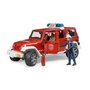 Bruder - Jeep Wrangler Unlimited Rubicon De Pompieri Cu Figurina - 2