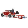 Bruder - Jeep Wrangler Unlimited Rubicon De Pompieri Cu Figurina - 5