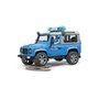 Bruder - Masina De Politie Land Rover Defender Cu Politist Si Accesorii - 3
