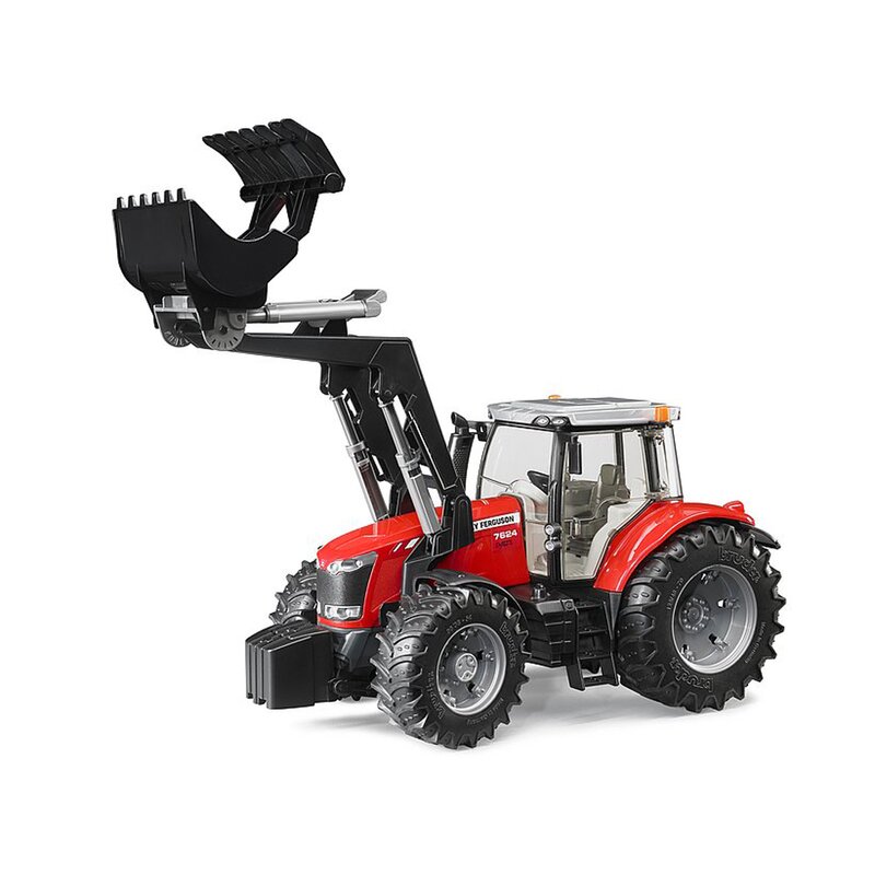 Bruder - tractor massey ferguston 7624 , cu incarcator frontal