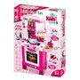 Bucatarie copii, Baby Mix, Cu multiple accesorii, lumini si sunet, Little Chef Pink - 5