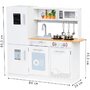 Bucatarie din lemn cu accesorii si LED-uri Ecotoys PLK553 - 7