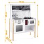 Bucatarie din lemn pentru copii cu sunete si lumini Ricokids RC-846 - 6