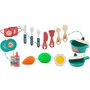 Bucatarie din plastic pentru copii, tip valiza, cu 20 de accesorii, 42 x 20,5 x 54,5 cm, Ricokids, 3 in 1 - 7