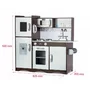 Bucatarie retro din lemn pentru copii Ricokids 7833 - Alb - 5