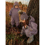 Burlwood Flint 48 - Caciula copii lana merinos tricotata captusita fleece - En Fant - 2
