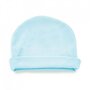 Caciulita, BabyJem, Baby Hat, Pentru bebelusi, Din bumbac, 14x14 cm, 0 luni+, Albastru - 1