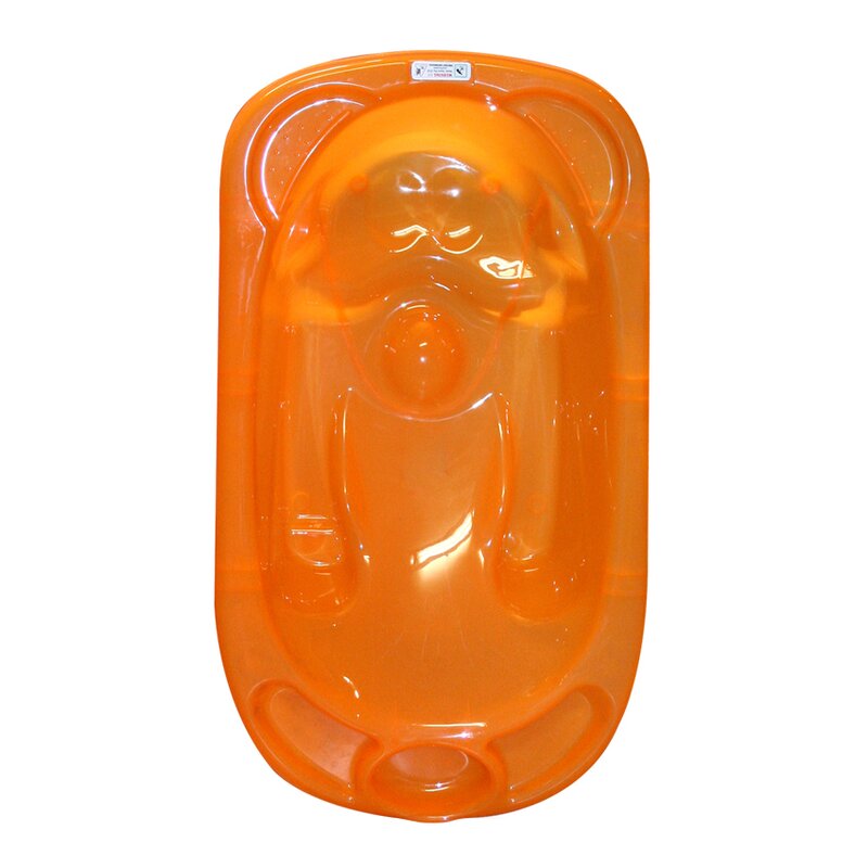 Lorelli - cada de baie anatomica cu suport orange