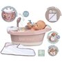 Cadita pentru papusa Smoby Baby Nurse Baleno Bath roz cu accesorii - 3